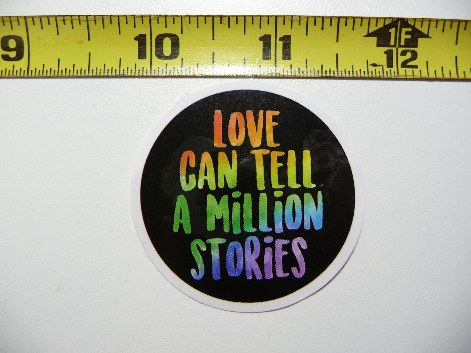LOVE A MILLION STORIES DECAL STICKER CHURCH CHRISTIAN FAITH BELIEF