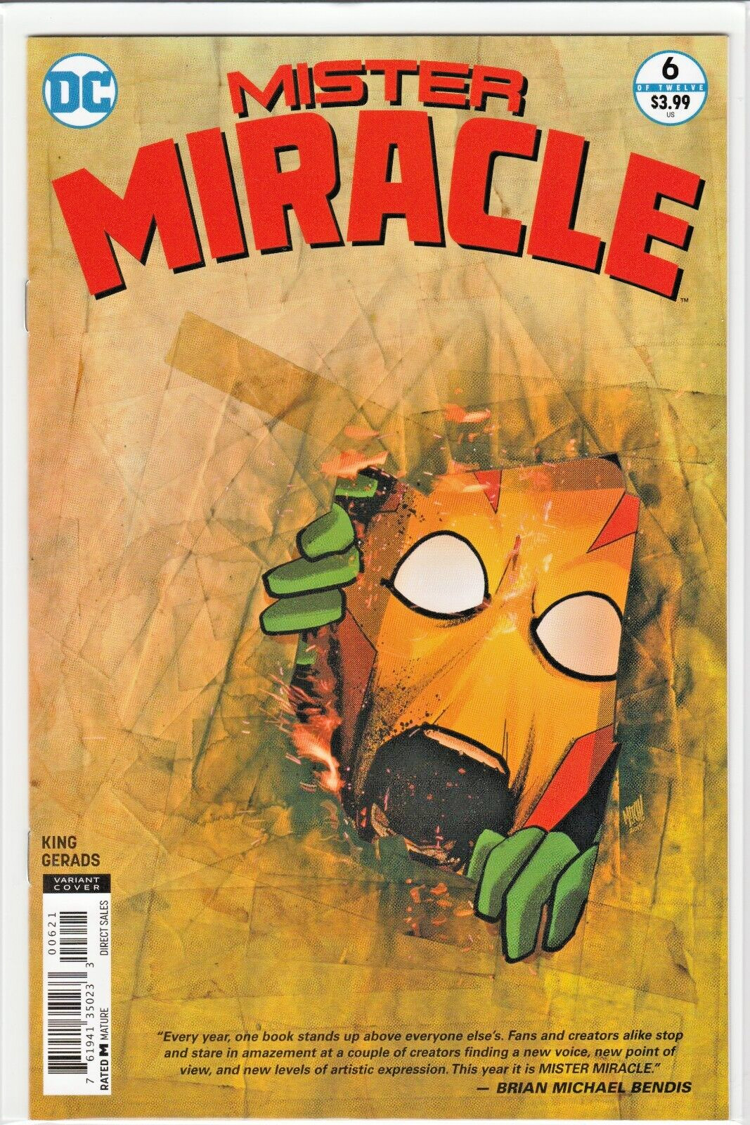 MISTER MIRACLE 6 (2018) TOM KING GERADS VARIANT COVER UNREAD