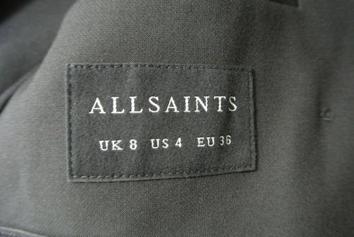 NEW AllSaints Afia Blazer in Black Size 4 #C3493 - Picture 10 of 12