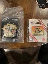 2005 New York Yankees NY Chicago Cubs Interleague Play Yankee Stadium 2 Pin Lot