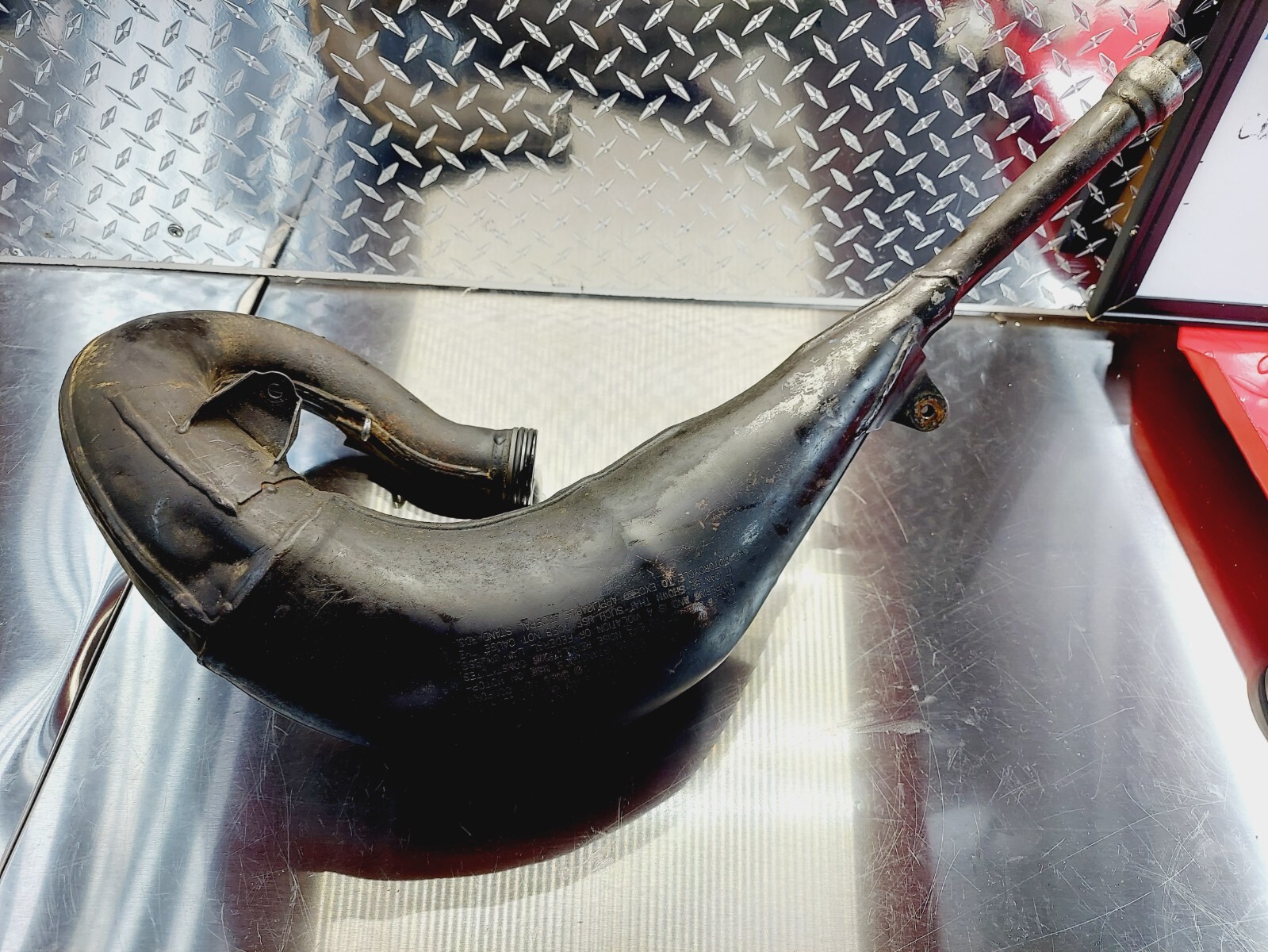 1997 Yamaha YZ125 yz 125 OEM Pipe Exhaust Pipe Expansion Chamber 4XM