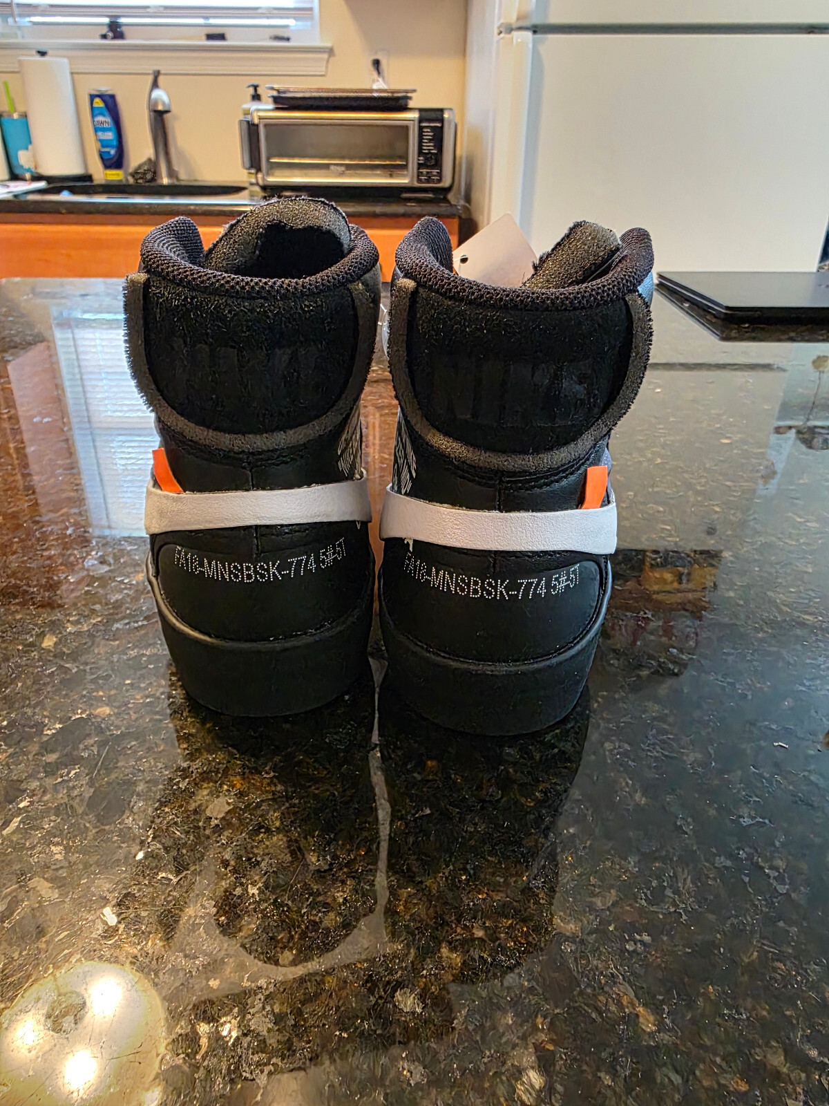 OFF WHITE X NIKE Nike Off White x Blazer Mid Grim Reaper taglia 5 nuovo con scatola