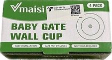 Vmaisi Baby Gate Wall Cup 4 Pack Accessory Child Kids Gate Part New