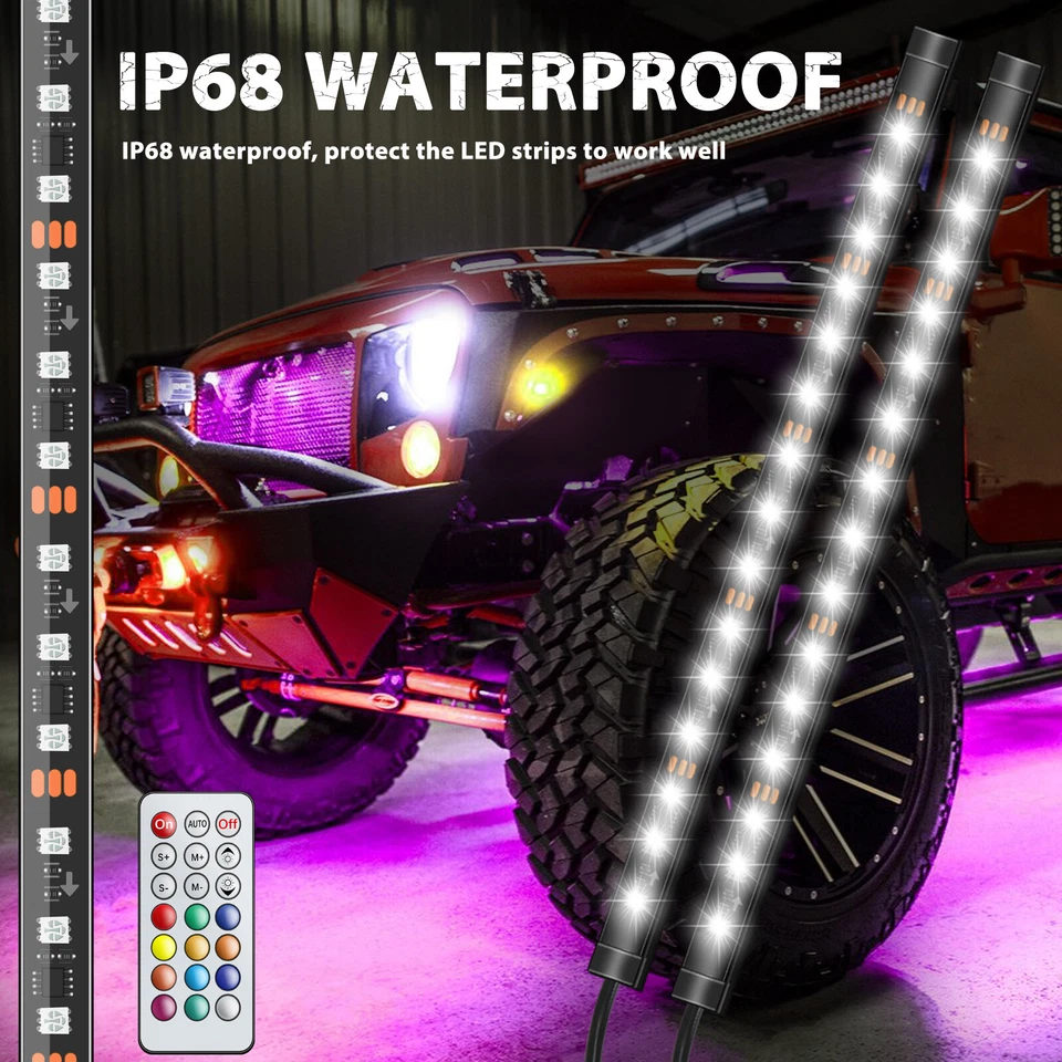 Lámpara de tira de humo para automóvil LED RGB luz de neón para Mercedes-Benz W204 CLA250 Foto 2 de 4