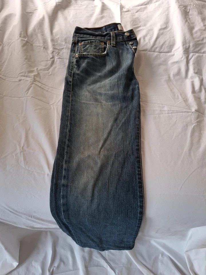 Levi's 501 Original Fit Men's Jeans - 34W/34L, Blue Stonewash, photo 1 of 2