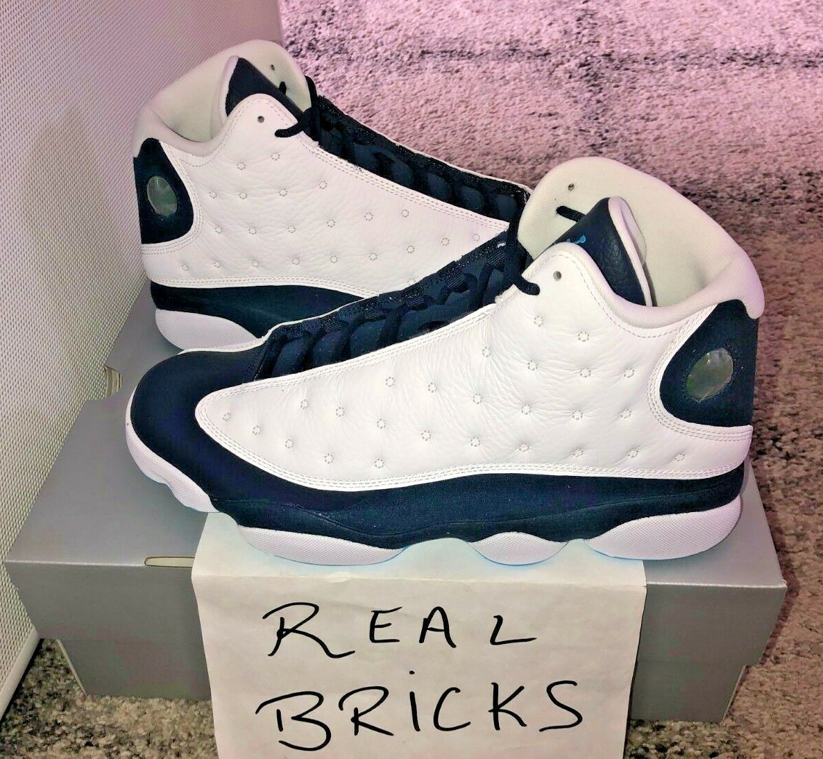 White Obsidian Powder Blue Jordan 13 Obsidian 2021 Air Jordan 13