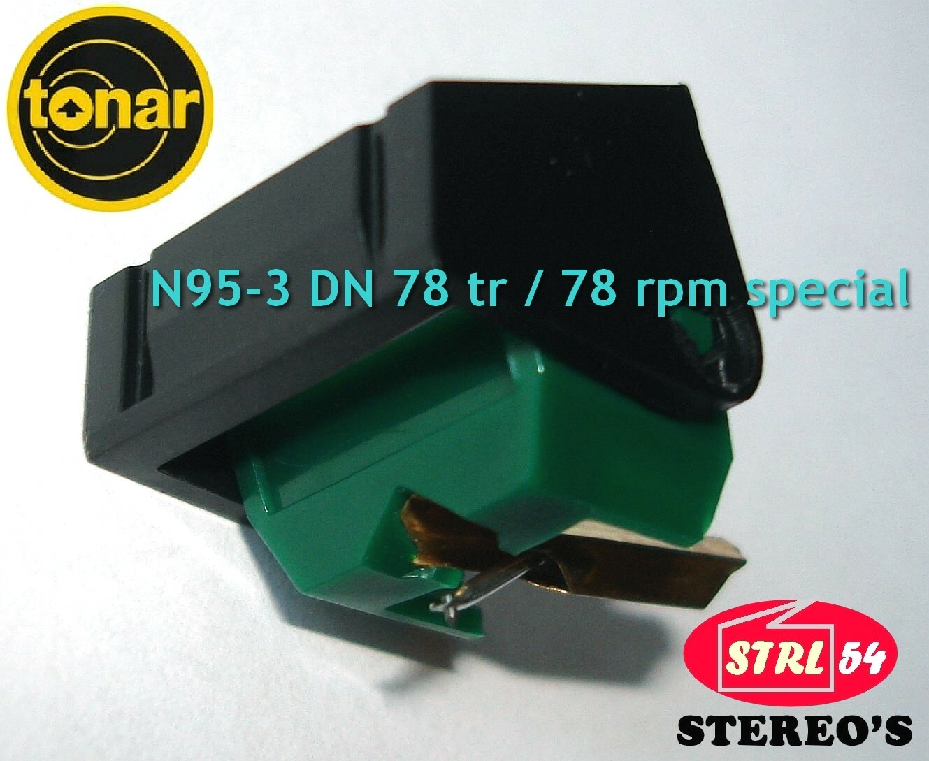 Diamant Tonar N95-3 pour cellule Shure M95 visez les disques 78 tours