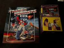 EMPTY ALBUM + BOX DISPLAY STICKERS HASBRO BORBA NO PANINI TRANSFORMERS 1991 RARE
