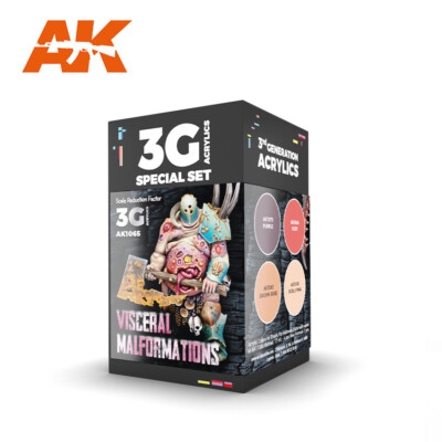 Wargame Acrylic Farbe Set Visceral Malformations AK-1065 Ak Interactive