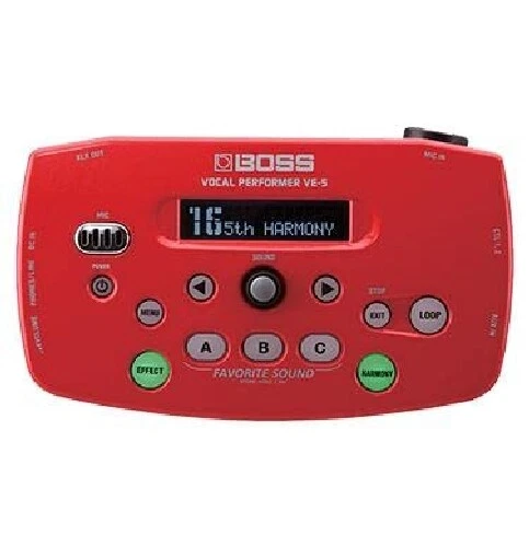 Boss VE-5-RD Vocal Performer Effects Processor Red Vocal Effect Easy operation - Image 2 of 4