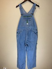 LIBERTY Bib Overalls 100 Cotton Carpenter Farmer Blue Denim 38 x 31