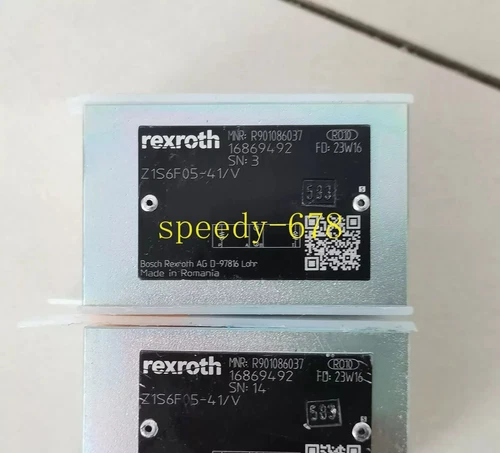 Nuova valvola unidirezionale Rexroth R901086037 Z1S6F05-41/V spedizione veloce - Foto 1 di 1