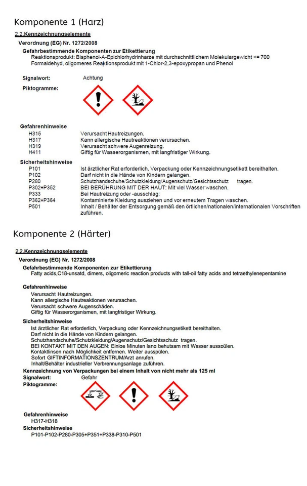 Marfitec 30-Minuten-Epoxy 200ml (Epoxidharz 100ml, Epoxidhärter 100ml) - Bild 3 von 3
