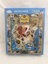 NEW!! White Mountain, "Shells of Our Shores," 1000 Piece Puzzle -1999 24" x 30"