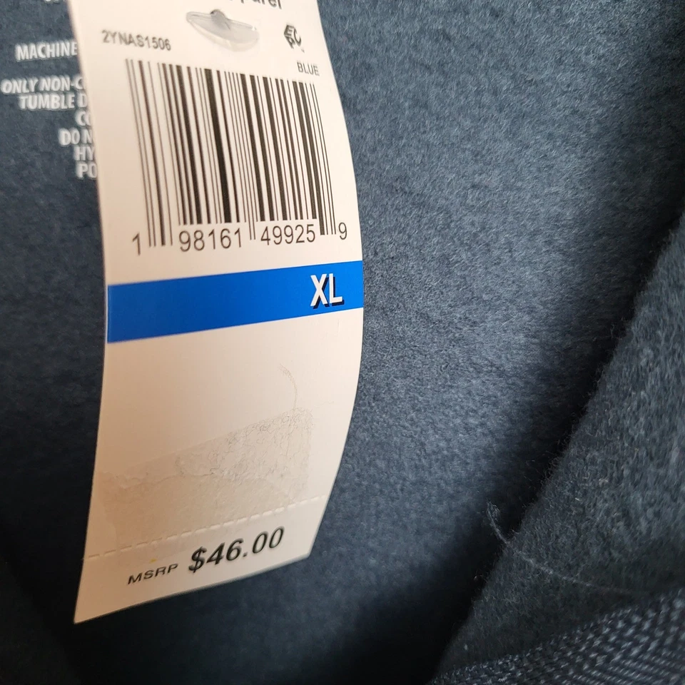 NASA Kids XL Ropa Híbrida Cremallera Completa Sudadera con Capucha Transbordador Espacial Cohete Parches Azul Foto 4 de 4