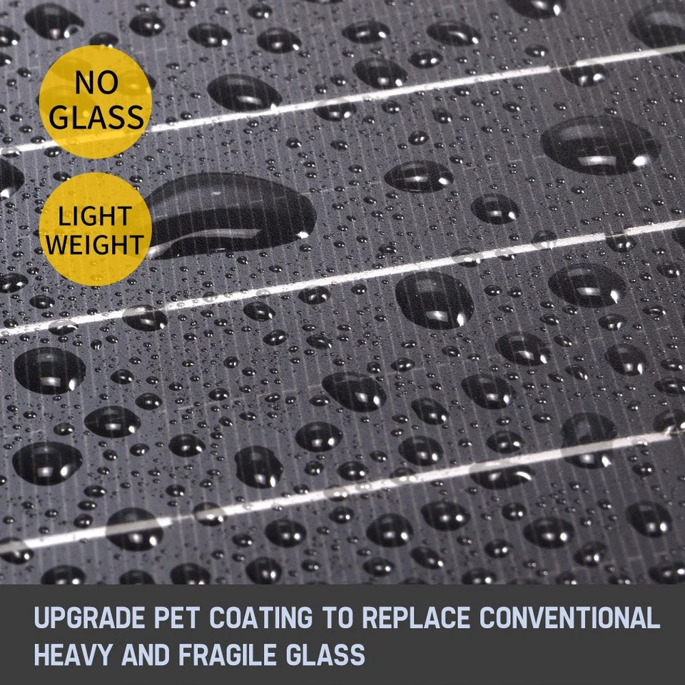 MOBI Solar Blanket 350W Mat Mono 12V Folding Solar Panel Kit Dual USB 5M Cable - image 3 of 4