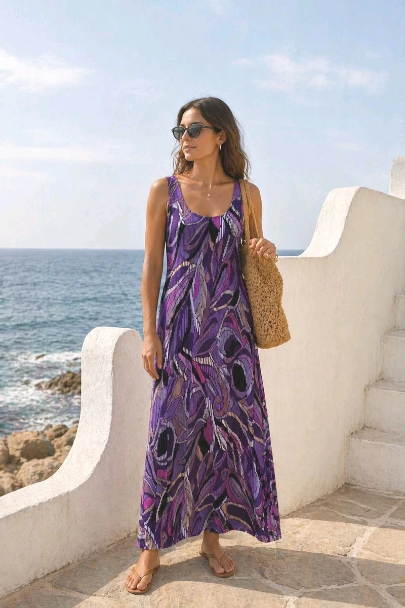 knee length dresses for ladies CHICOS SIZE 10 PETITE Ladies DRESS – One More Time Family main image 0