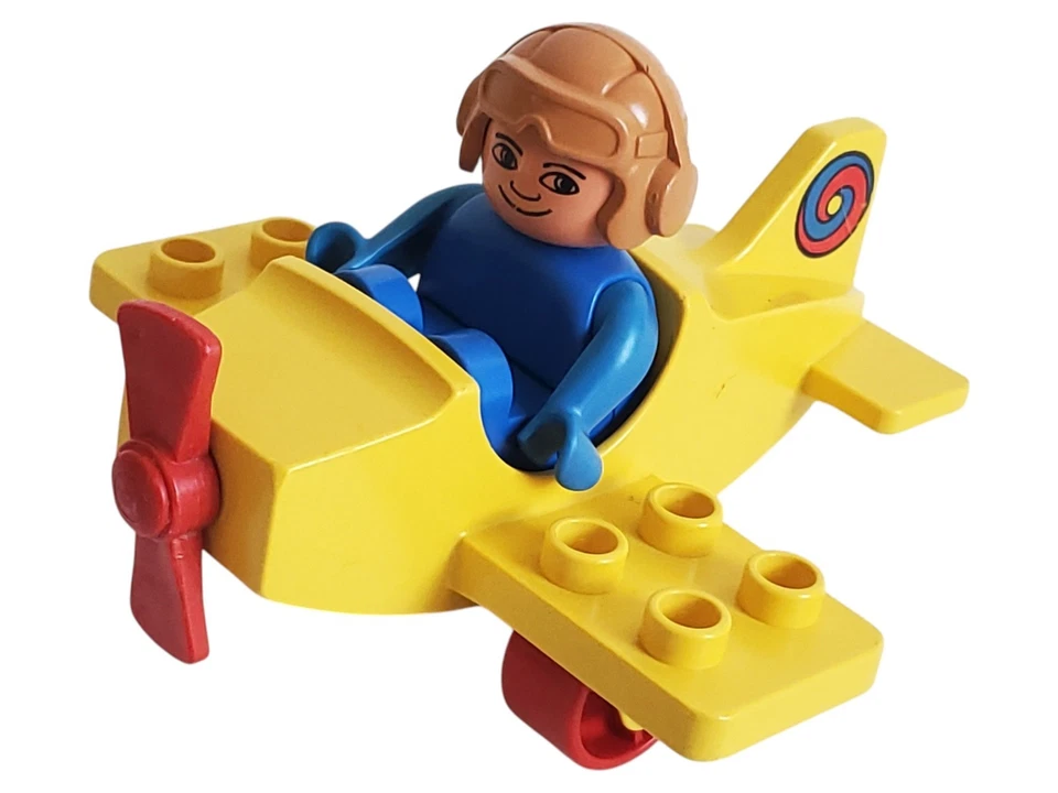 LEGO Duplo 2631 piloto de avión acrobacias piloto y avión vintage 1985 - TBE - Imagen 1 de 1