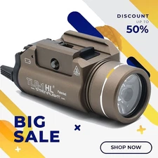 TLR-1 Tactical 1000 Lumen C4LED Strong Weapon Light Flashlight LED Light FDE