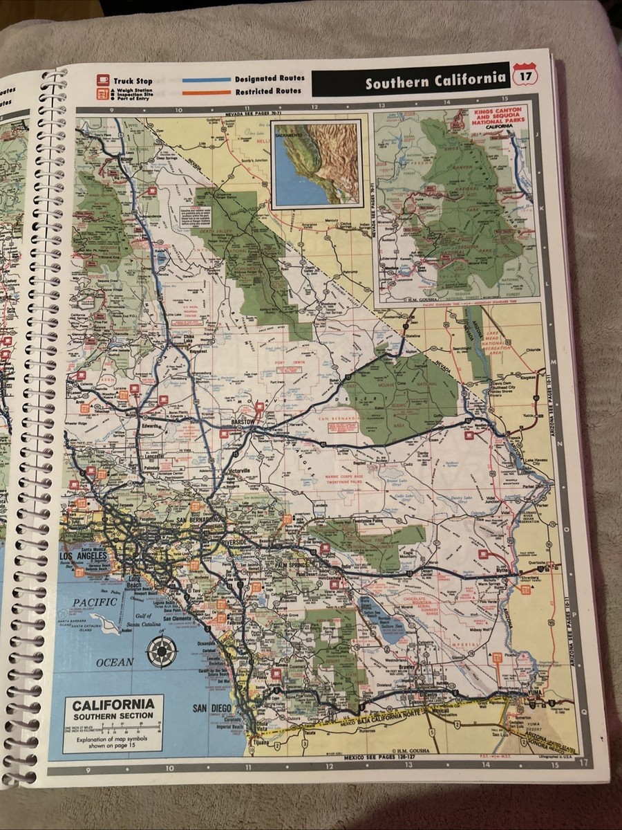 ■ GOUSHA TRUCKER'S Road Atlas 米国大型車用地図 □ GOUSHA TRUCKER'S Road Atlas 米国大型車用地図 □ GOUSHA