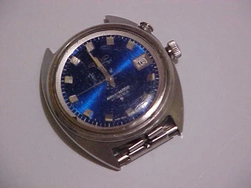 ORIGINAL VINTAGE SEIKO 4005 7000 BELL-MATIC WRISTWATCH (PARTS-RESTORE) BLUE DIAL