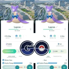 Pokémon Go - Shiny Lapras Scarf Summer Water Festival 2025 BG -TRADE or Mini PTC