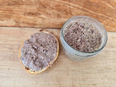 Hirschleberwurst, Leberwurst vom Hirsch 100% Wild, im Glas