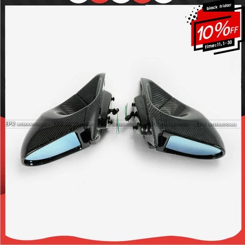 For 96-99 Glanza Startlet EP91 (RHD) Aero Rearview Side Mirror Carbon Fiber 2pcs