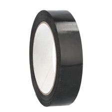 144 Rls Black Tensilized Strapping Tape 2.8 Mil Adhesive Tape 1/2" x 60 Yards