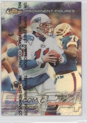 1999 Topps Finest Prominent Figures 3624/5084 Drew Bledsoe #PF3 0f4