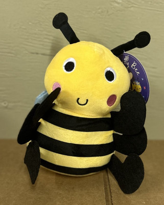 Make Believe Buzzy Bumble Bee Plush Easter Spring 9'' Plush Stuffed BumbleBee NWT