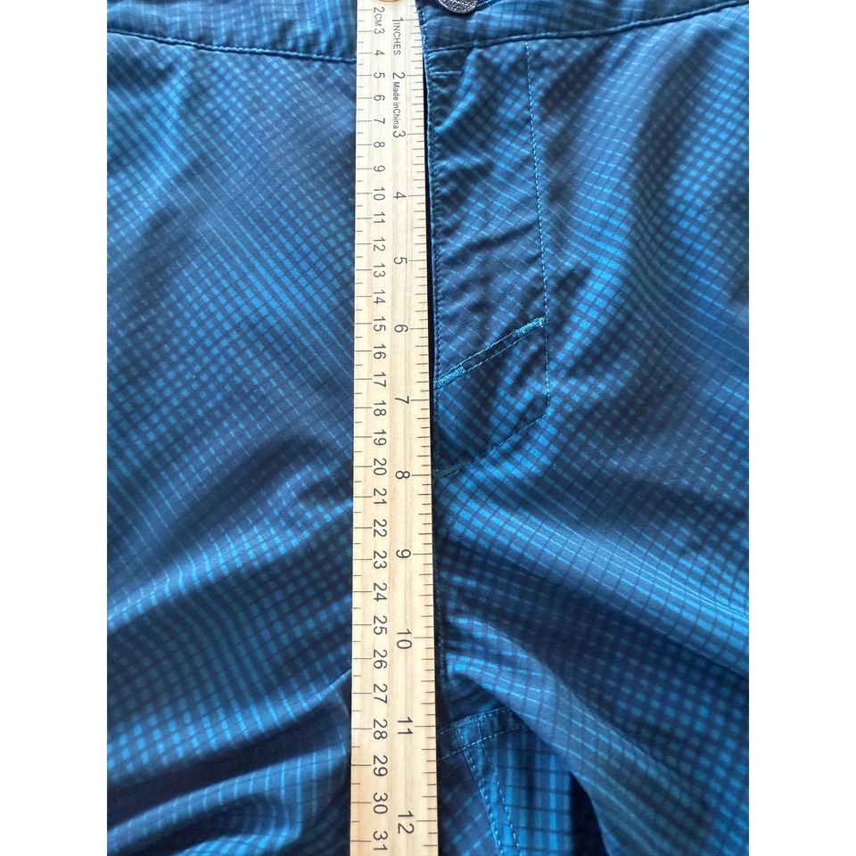 Pantalones Cortos Oakley Para Hombres Talla 36 Azul Marino A Cuadros Informales Golf Atlético Activo Foto 4 de 4