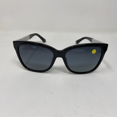 Jimmy Choo CORA/S FA3HD 56-16-135 BLACK SILVER GLITTER W/ BLUE GRADIENT LENS288J