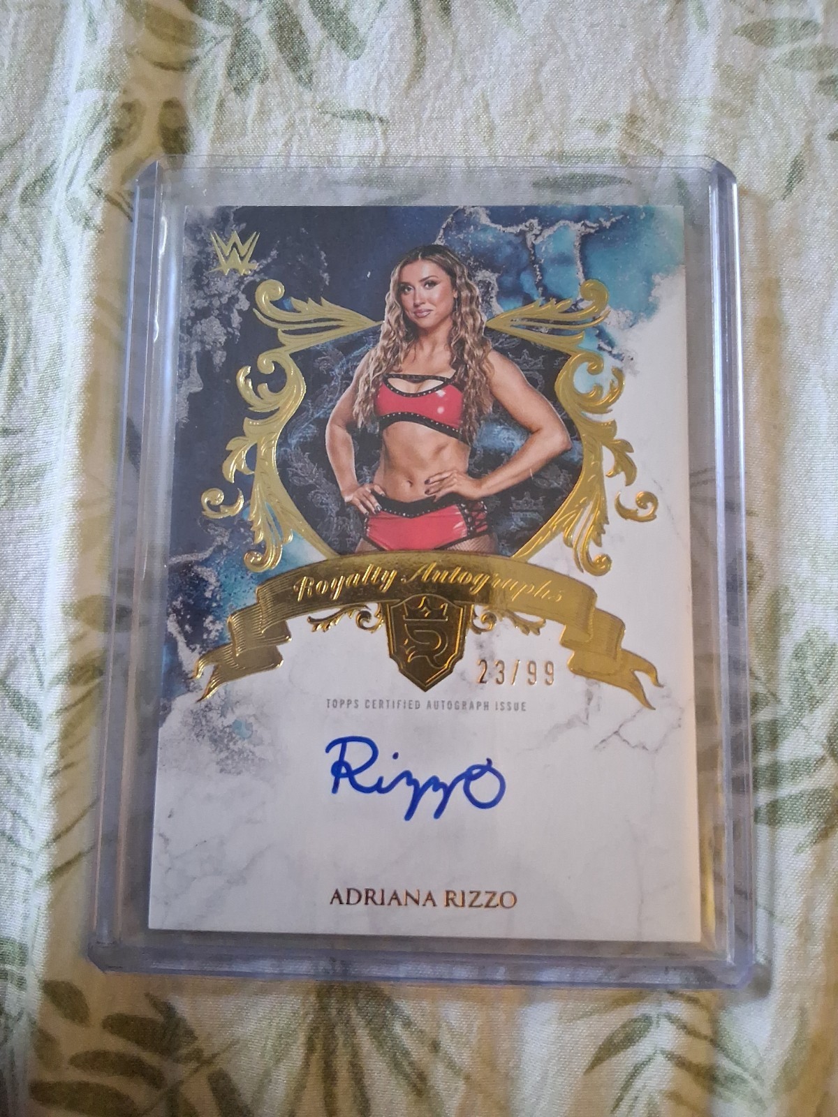 2025 Topps Royalty Adriana Rizzo Royalty Autographs Auto /99 WWE