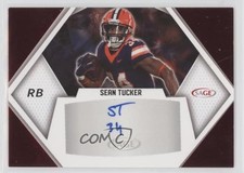 2023 SAGE Low Series Auto Red Sean Tucker #A-ST Auto he0