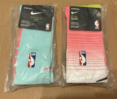 2 Pack Nike Elite NBA Crew Socks 8-12
