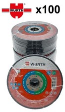 OFFERTA 100 DISCHI DA TAGLIO FERRO ACCIAIO INOX 125X1,6 WURTH ULTIMI PEZZI