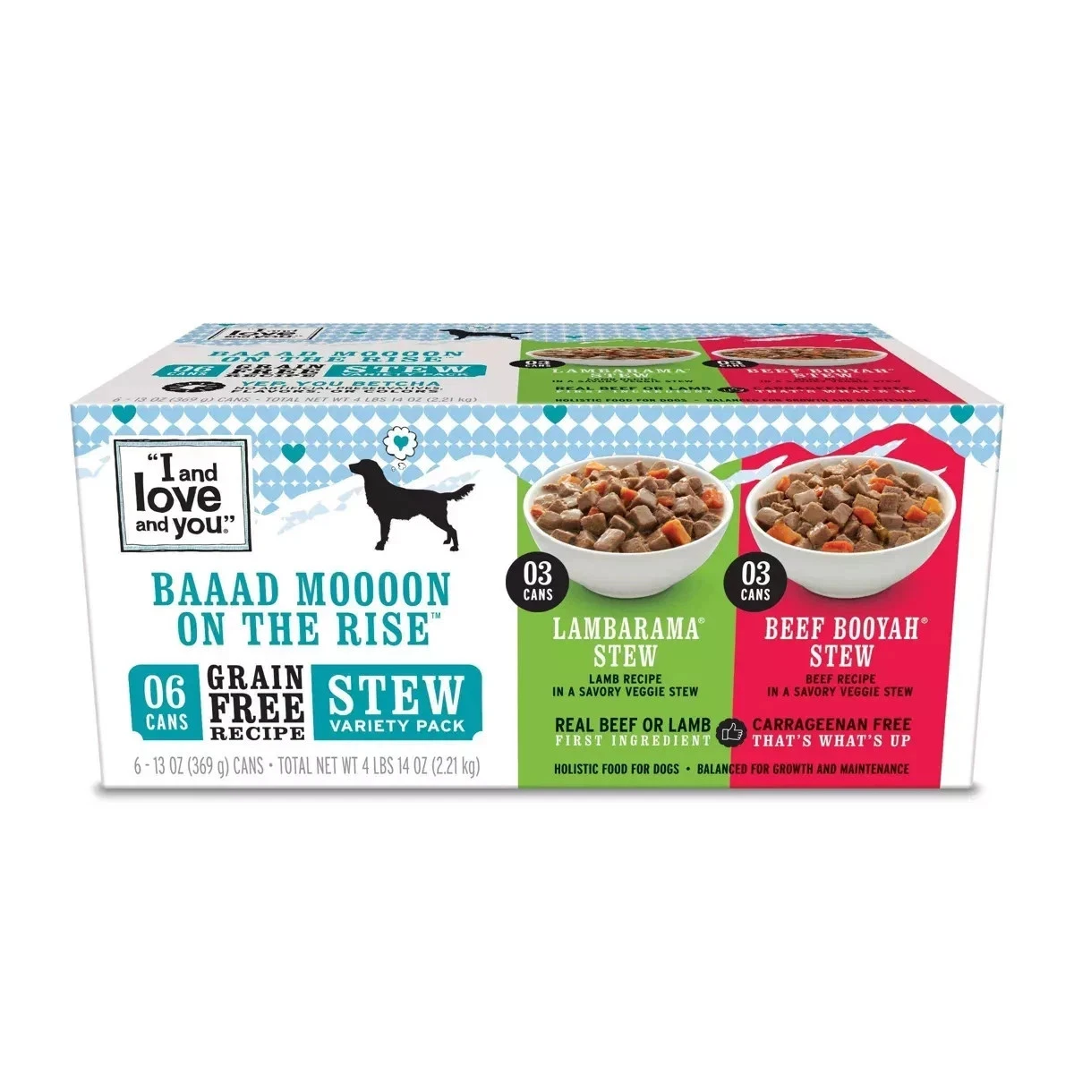 2PK- I and Love and You Multipack Beef/Lamb Wet Dog Food - 13 oz/12pk
