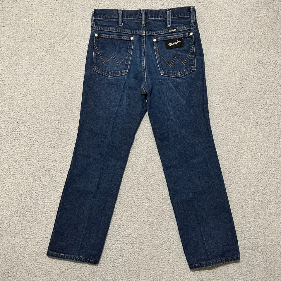 Wrangler Cowboy Cut Jeans Men 30x30 (Fit 30x27) Blue Silver Edition Slim Fit - Image 3 of 4