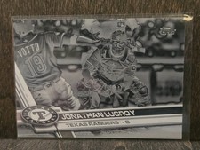 2017 Topps Negative Jonathan Lucroy #346 Rangers SP Parallel insert