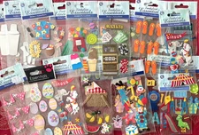 YOU CHOOSE - DAD TRAVEL BIRTHDAY SUMMER FUN TREATS 3D Stickers - SANDYLION