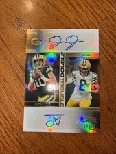 2024 Panini Score Jordan Love Josh Jacobs Dual Auto /50 Double Trouble Packers 
