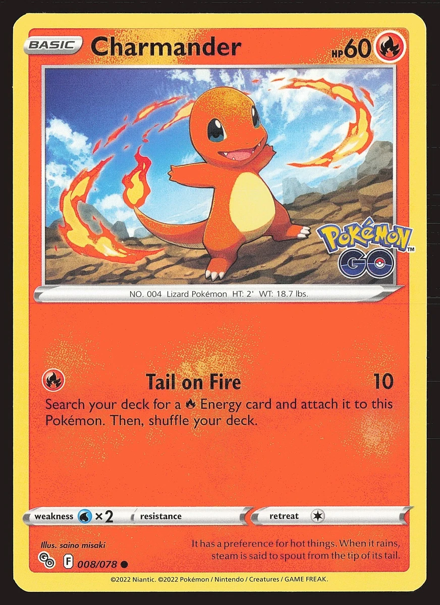 Charmander 008/078 Pokémon GO for sale | eBay