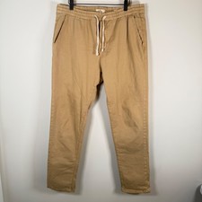 Marine Layer Men's Saturday Slim Fit Straight Twill Pull On Chino Jogger Pant XL