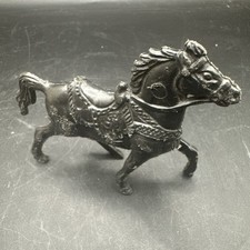 Lido 45mm Western Horse in Black Colored Plastic