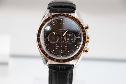 Omega Speedmaster Broad Arrow 1957 Rose Gold 321.93.42.50.13.001 Serviced T00171