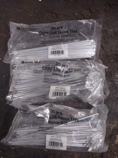 Aluminum Tie Wire for Chain Link Fence, 6 1/2" Long (120pcs)