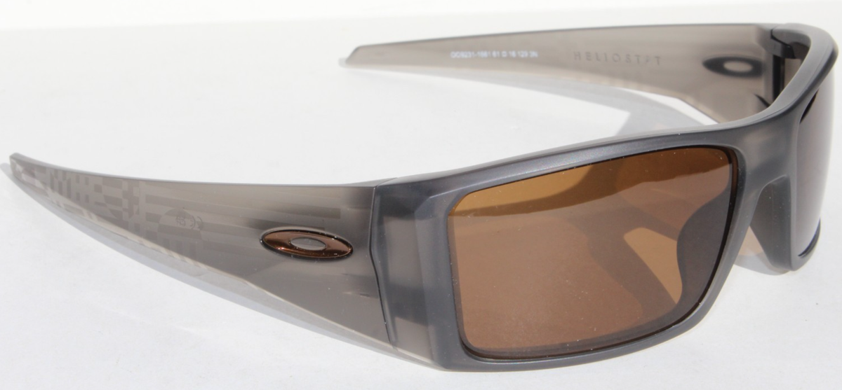 OAKLEY Heliostat Sunglasses Matte Grey Smoke/Prizm Bronze OO9231