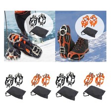 18 Spikes Crampons for Shoes Walk Traction Cleats Versatile Lightweight Men