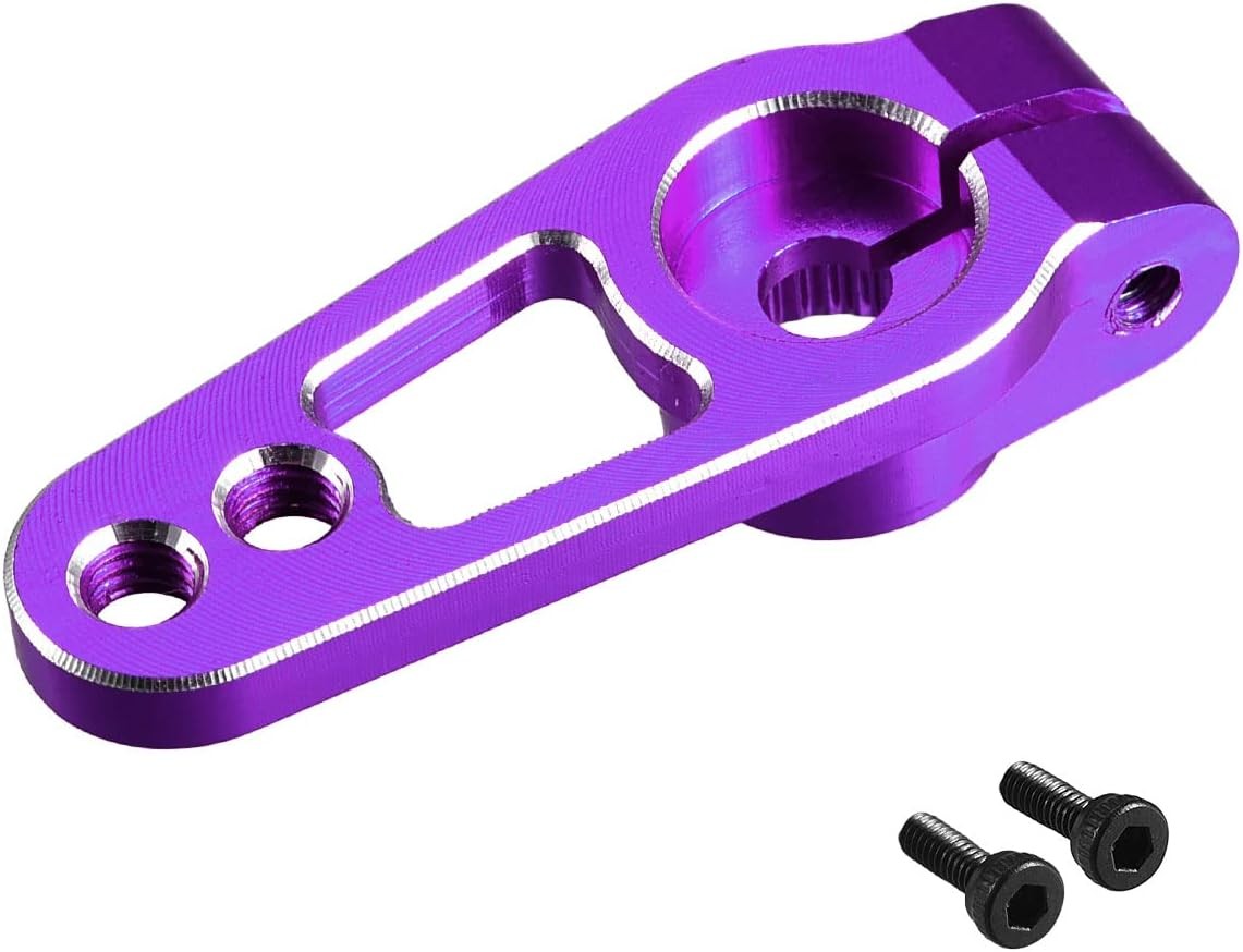 MECCANIXITY 25T Servo Horn Arm Aluminum Alloy Purple for RC Cars Universal... 